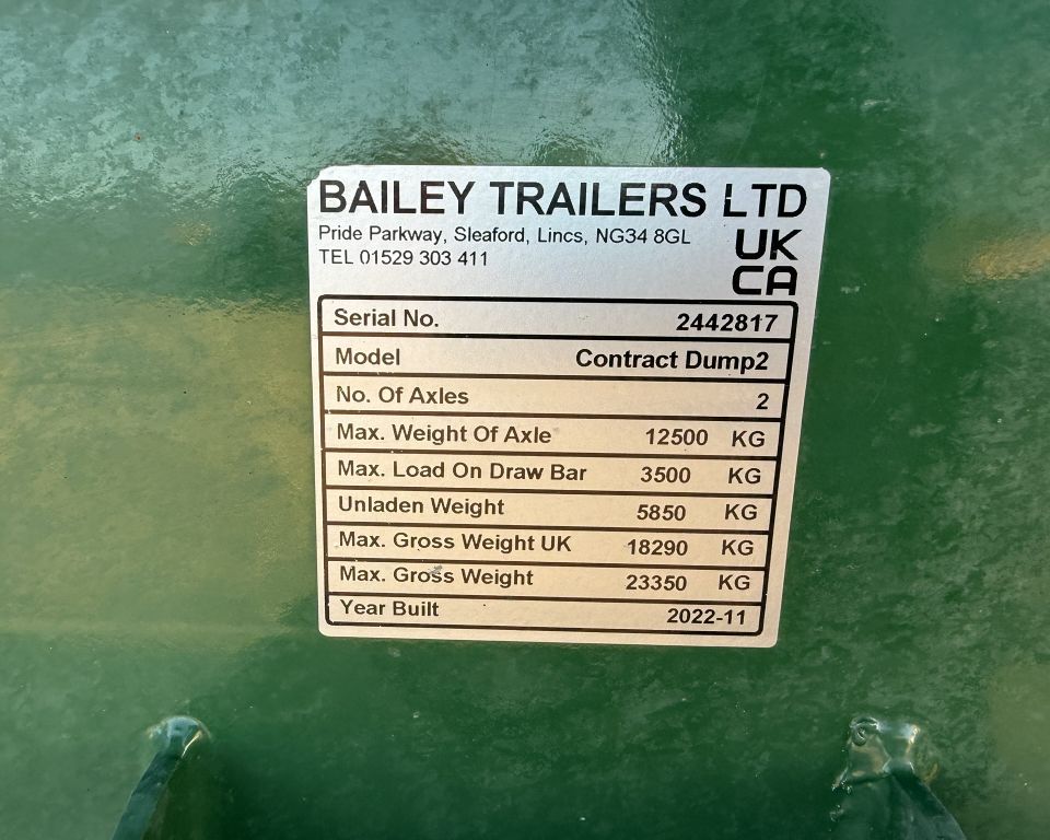 Bailey Contract Dumper