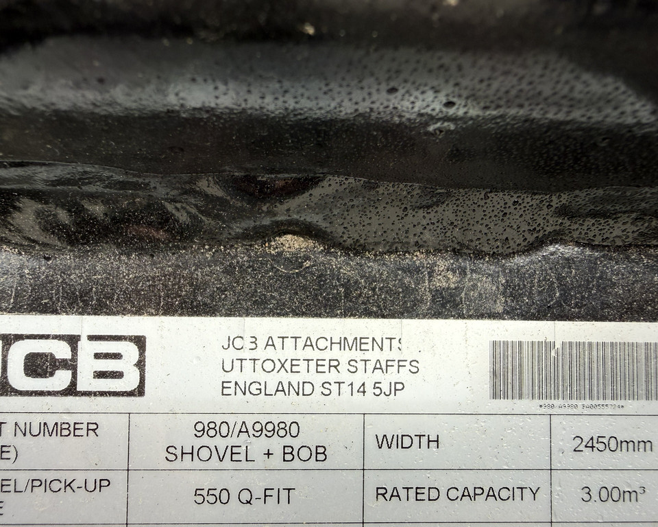 JCB 3m3 Grain bucket
